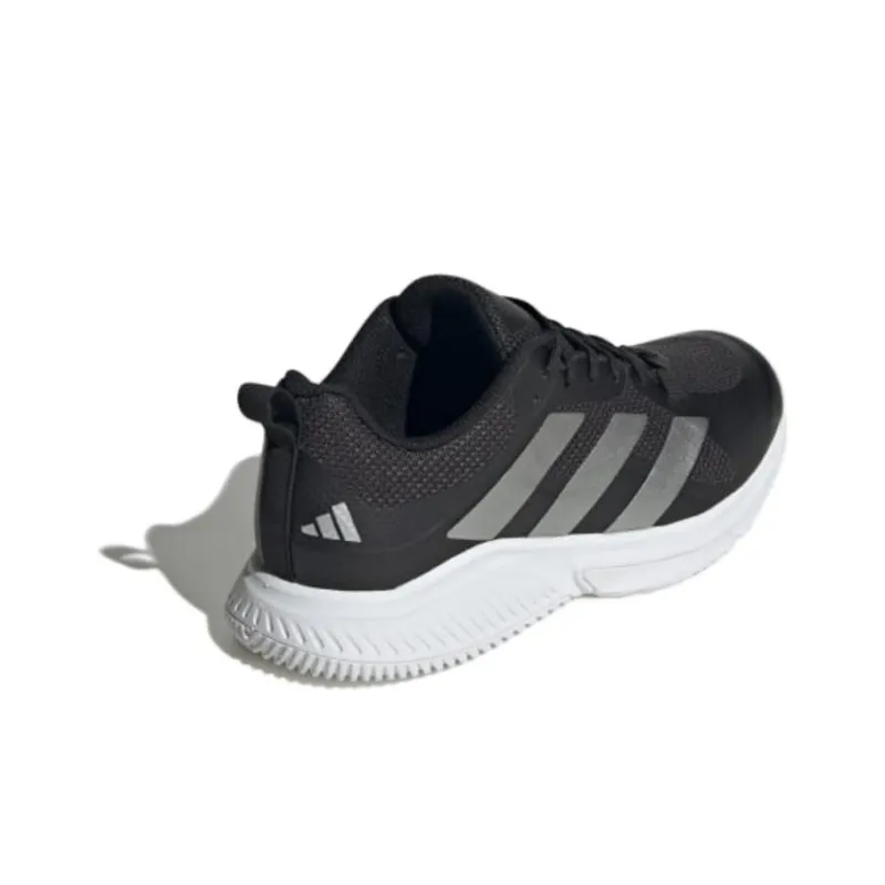 Adidas Court Team Bounce 2.0 Core Black Silver Metallic Cloud White Women's-3