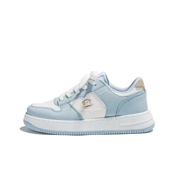 PAUL FRANK Wear-Resistant Low-Top Skateboard Shoes Unisex Blue White