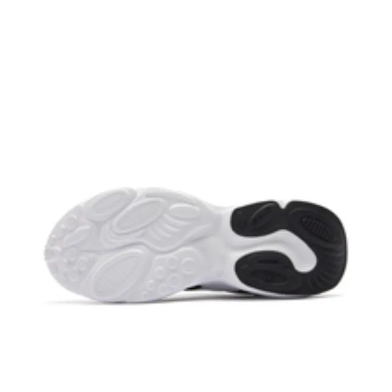 QIAODAN Cushioned Slip Resistant Low Top Chunky Sneakers Men's Black White-4
