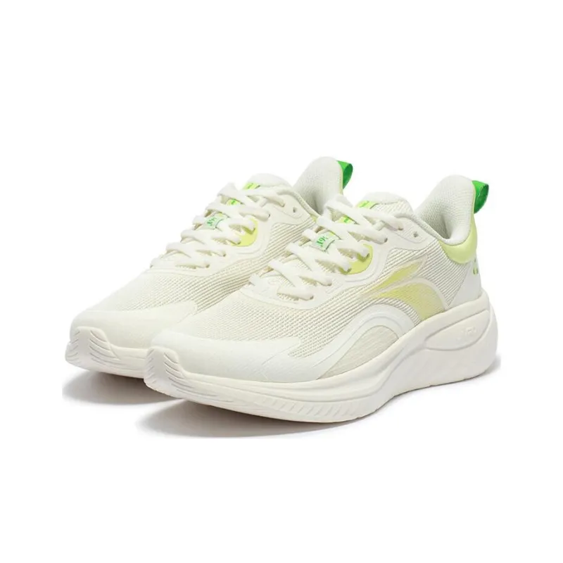 361° Softwalk 3.0 SOFTSTEP 3.0 Cushioning Breathable Lightweight Low Top Running Shoes Women's White Green-2