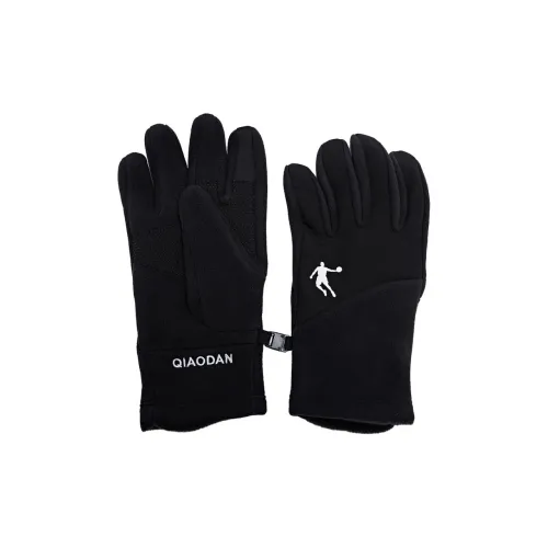 QIAODAN Riding Equipment Cycling Glove Unisex Black