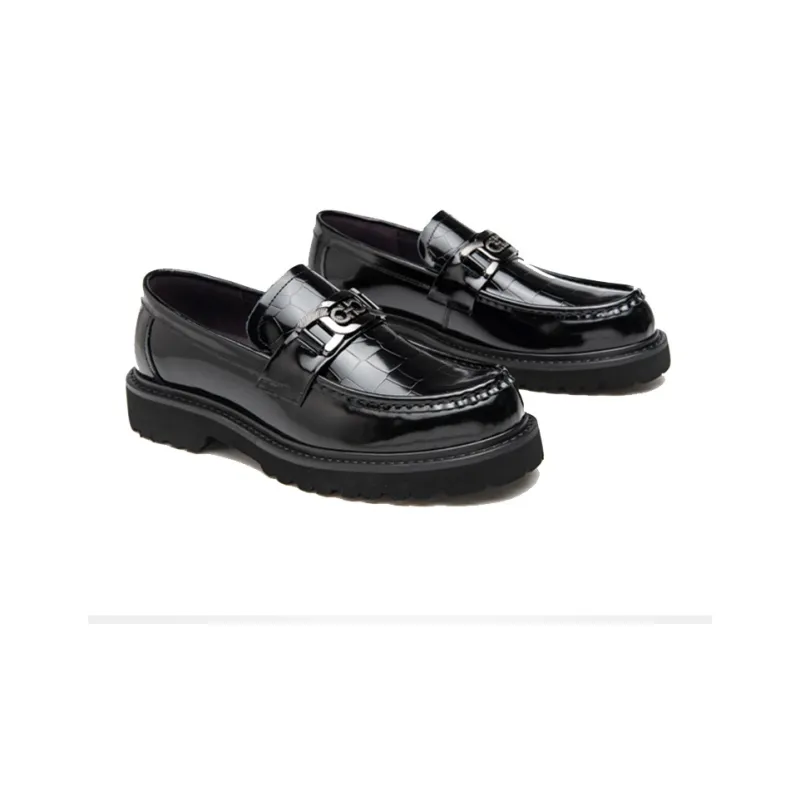 YEDANI Loafers Men Black-2