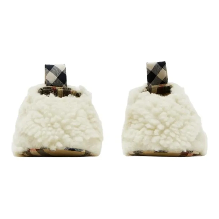 Burberry Polyester Acrylic Fiber Beanies Baby White-1