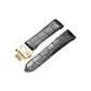 Gold Buckle Black Leather