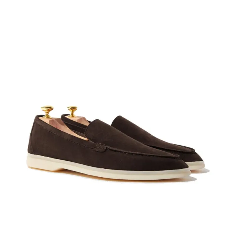 SCAROSSO Ludovico Round Toe Slip On Loafers-2