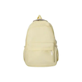Deli Bear Nylon Backpack Regular Unisex Gray/White/Blue/Black/Neon Green/Green/Yellow