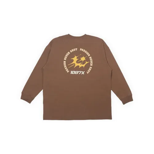 1087X T-Shirts Unisex Brown