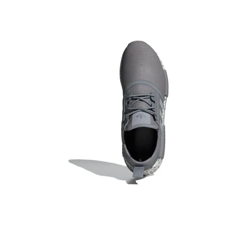 Adidas Originals Nmd R1 Grey Light Onix Cloud White-4