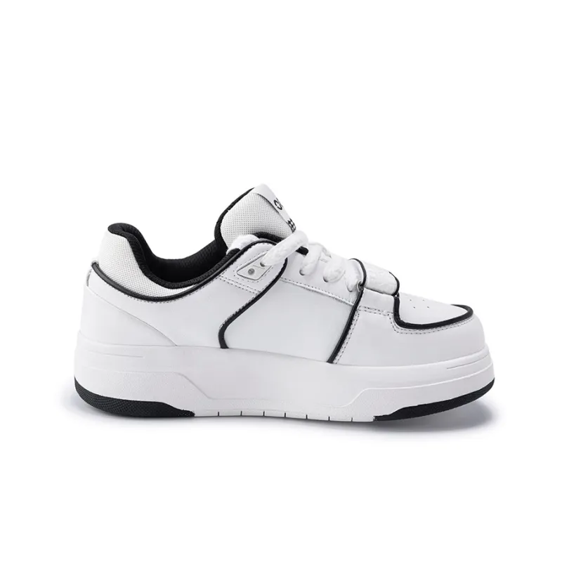 Angela Skateboard Shoes Unisex Low Top Black Blue/White Black/Black White-1