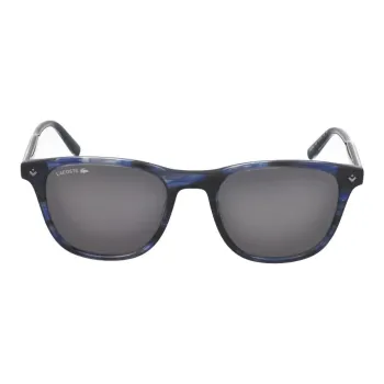 LACOSTE Square Sunglasses Men's Blue