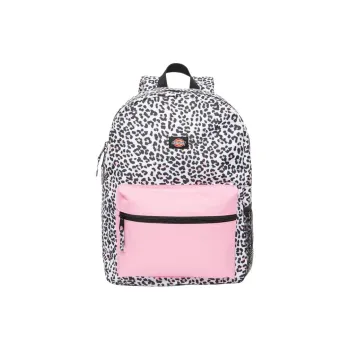 Dickies Polyester Backpack Unisex Black & White & Pink