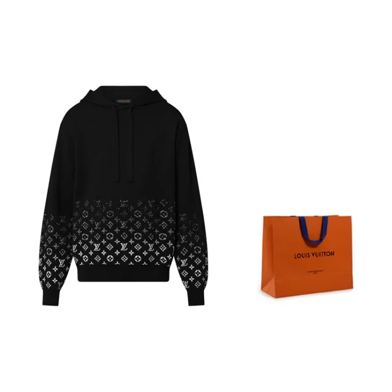 LOUIS VUITTON Gradient Cotton Hoodie-1
