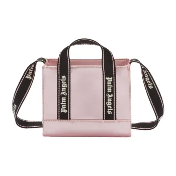 PALM ANGELS Metallic Effect Top Handle Bag