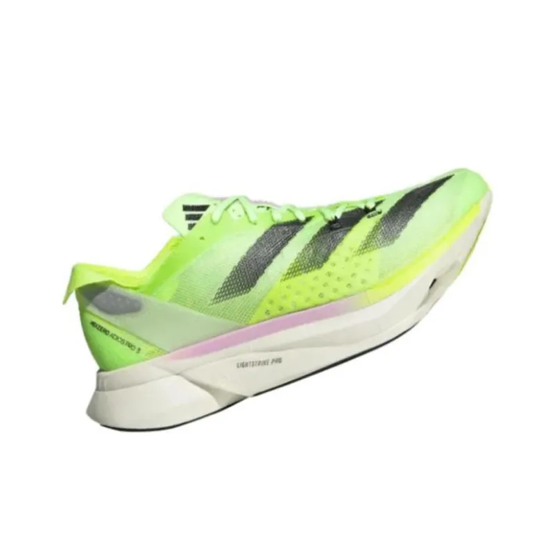 Adidas Adizero Adios Pro 3 Aurora Black Zero Metalic Lucid Lemon Women's-2