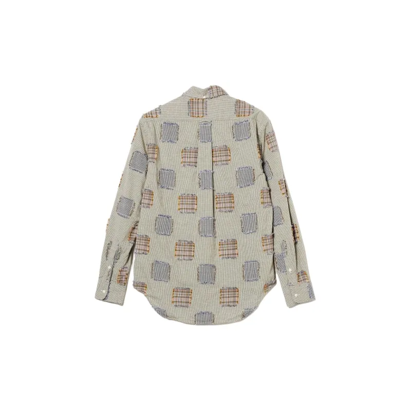 Beams Gitman Bros Vintage / Multi Woven Swatch Shirt Men's Gray-1