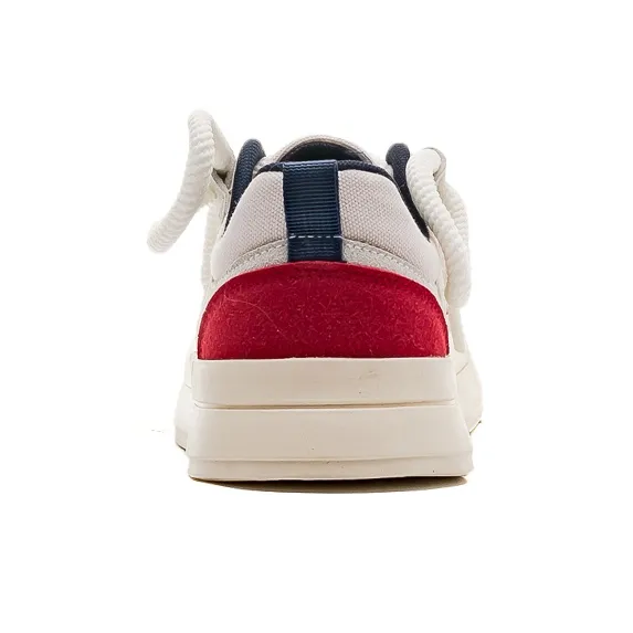 Warrior Warrior Wear resistant And Lightweight Low Top Canvas Shoes Women's Gray Blue Red-3