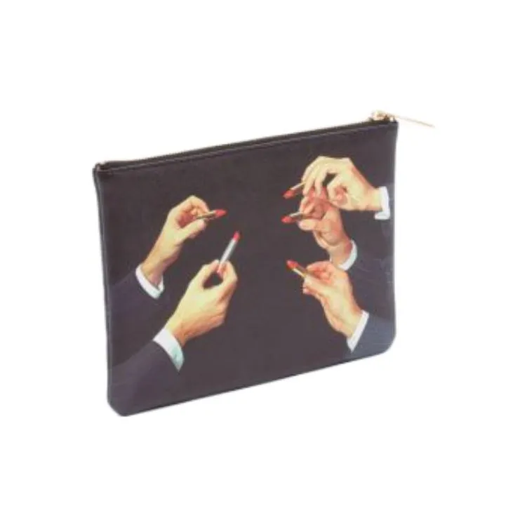 SELETTI PU Clutch Women's Black-1