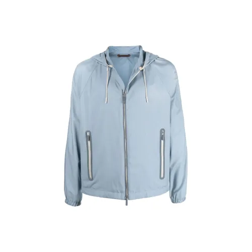 Zegna Zip-front Shell Jacket