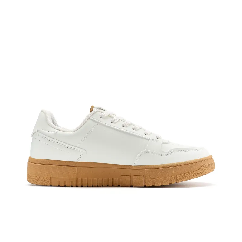 PEAK Air Force 1 Cushioning Coverage Lightweight Breathable Slip Resistant Skateboard Shoes Men's White-1