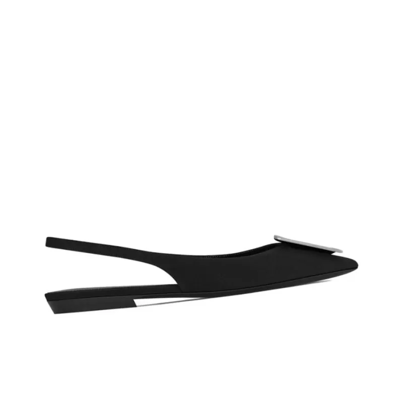 SAINT LAURENT Maxine Slingback Ballerina Shoes-1