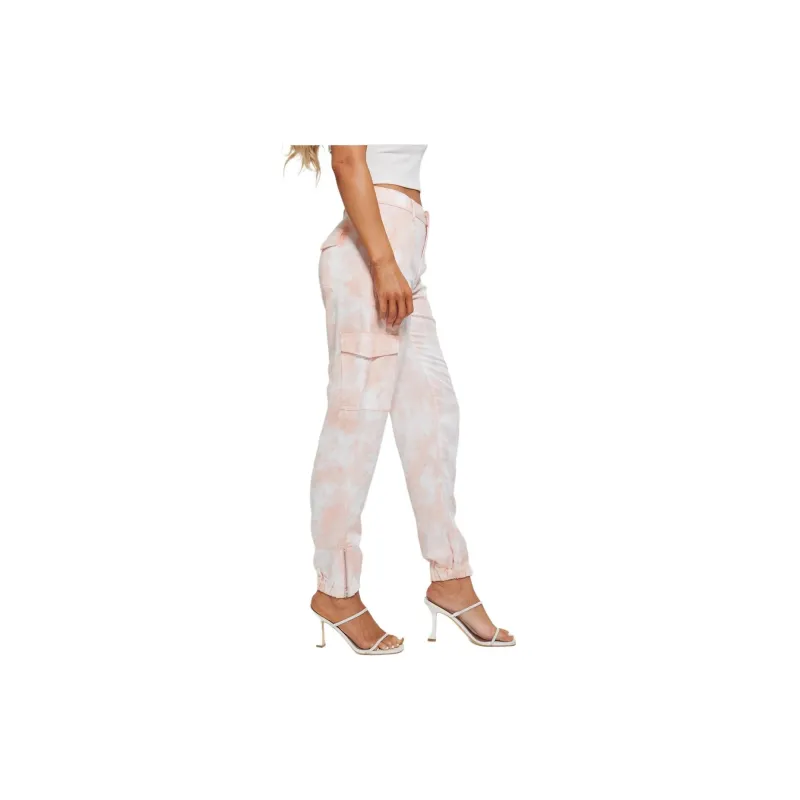 GUESS Bowie Cargo Chino Pants Casual Pants Women's Pink-2
