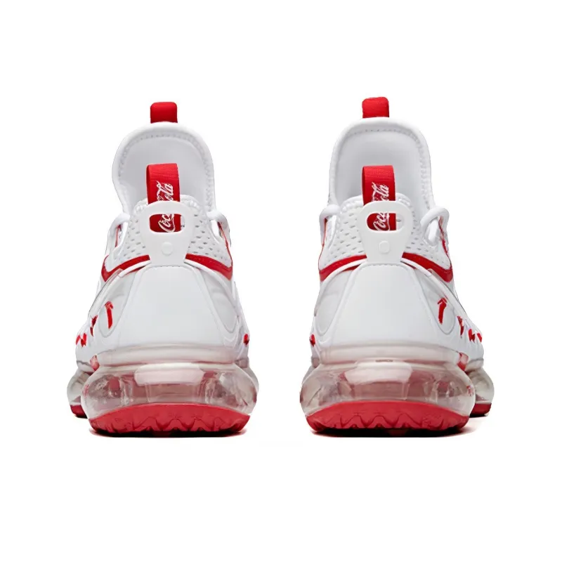 Coca-Cola x Anta Cushioned Slip-Resistant Abrasion-Resistant Low-Top Running Shoes Men's White Red-3