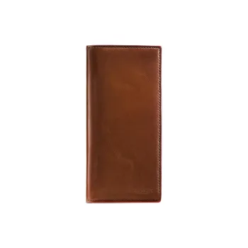 COACH Breast Pocket Calfskin Clutches Wallets Men's Brown