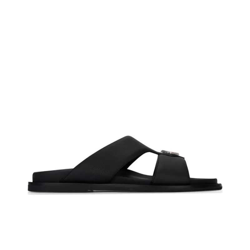 DIOR Aqua Slide Slippers Men's Black-1