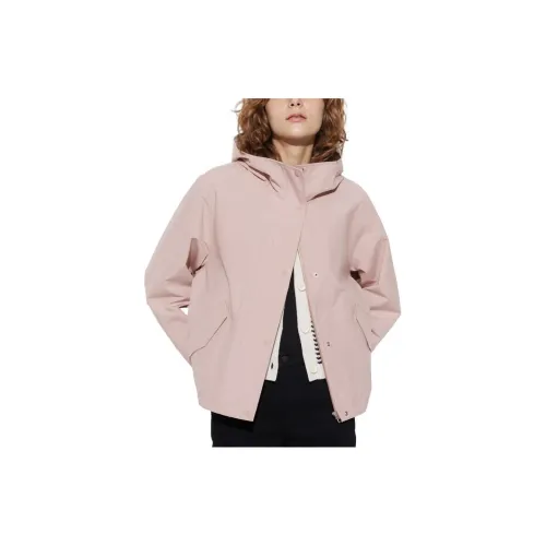 UNIQLO Windbreaker Jackets Women's Pink