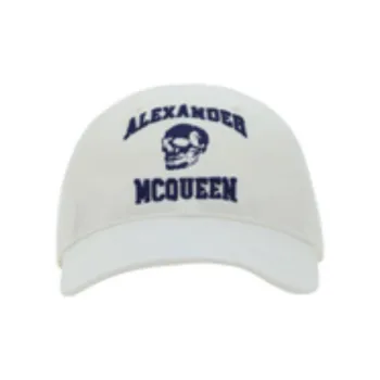 Alexander McQueen Logo Embroidered Baseball Cap