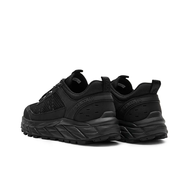 Staccato Hobo Hill Wear resistant And Lightweight Low Top Casual Shoes Men's Meteorite Black/Mountain Lime Black-3