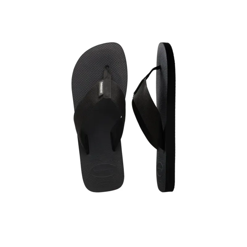 Havaianas Slip Resistant Flip Flops Men's Black-4