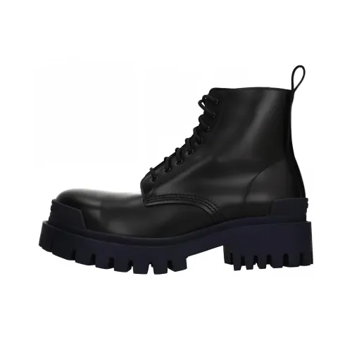 Balenciaga Martin Boots Men Marine Blue/Black