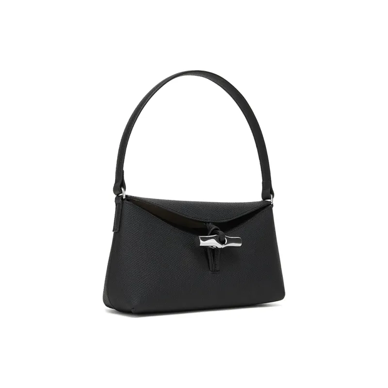 LONGCHAMP Small Roseau Leather Shoulder Bag-2