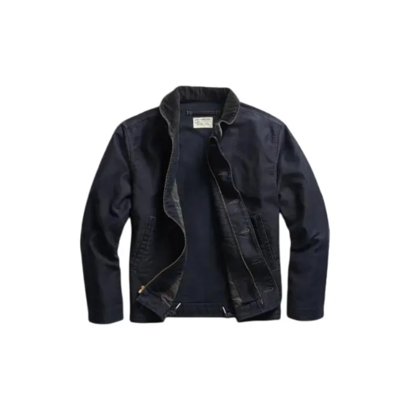 DOUBLE RL FW23 Jungle Cloth Deck Jacket Jackets & Coats Men's Blue-2