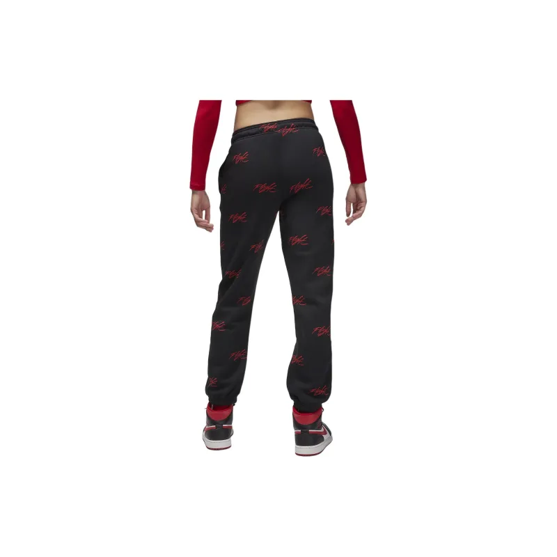 Jordan Brooklyn Fleece Knitted Sports Pants Women's Black-1