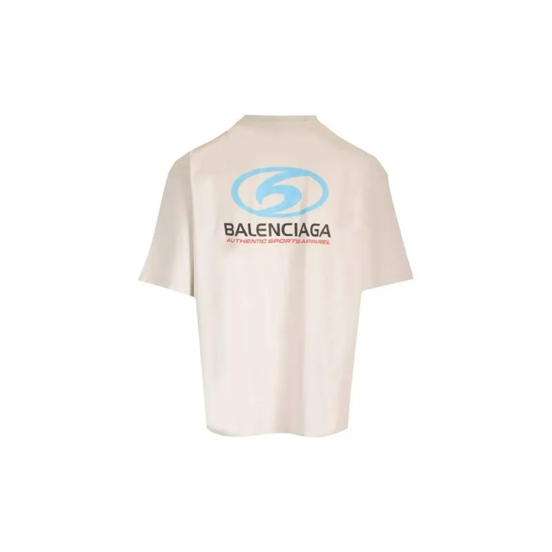 Balenciaga Logo Printed Crewneck T Shirt-3