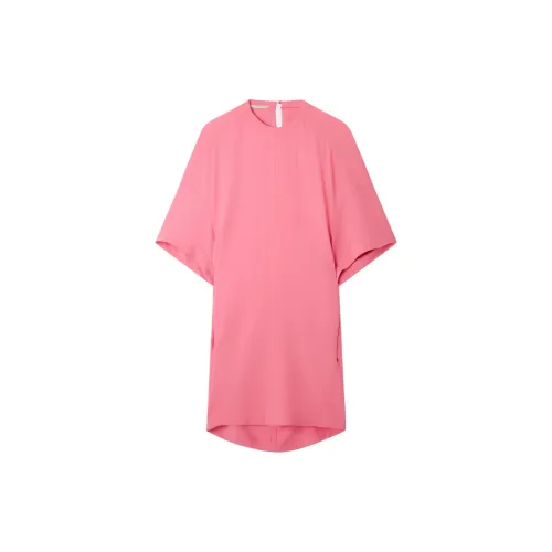 Stella McCartney Short-Sleeved Dresses Women's Bright Pink