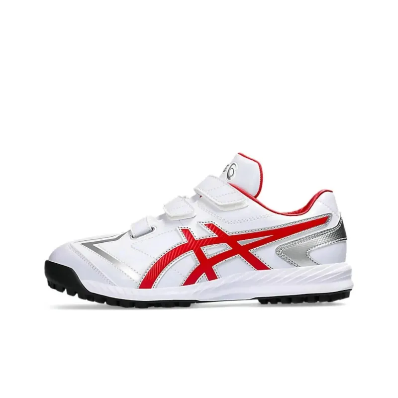 Asics NEOREVIVE 3 Low Top Training Shoes Unisex White Red-0
