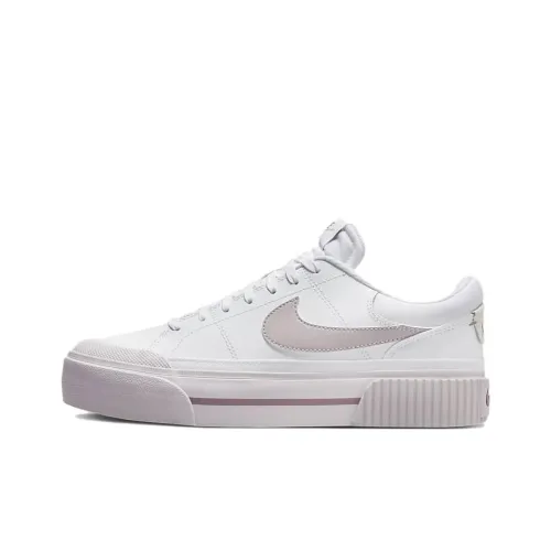 Nike Court Legacy Lift White Smokey Mauve Women's