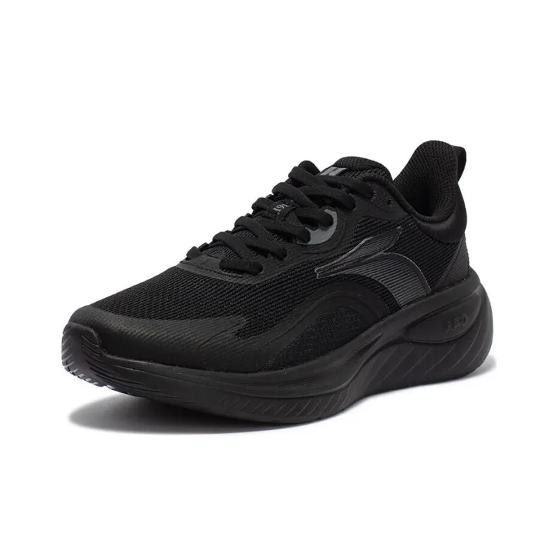 361° SOFTSTEP 3.0 Cushioning Breathable Lightweight Low Top Running Shoes Women's Black-1
