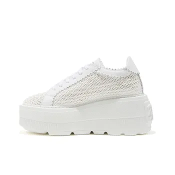 Casadei Interwoven Detailed Chunky Lace Up Sneakers Women's