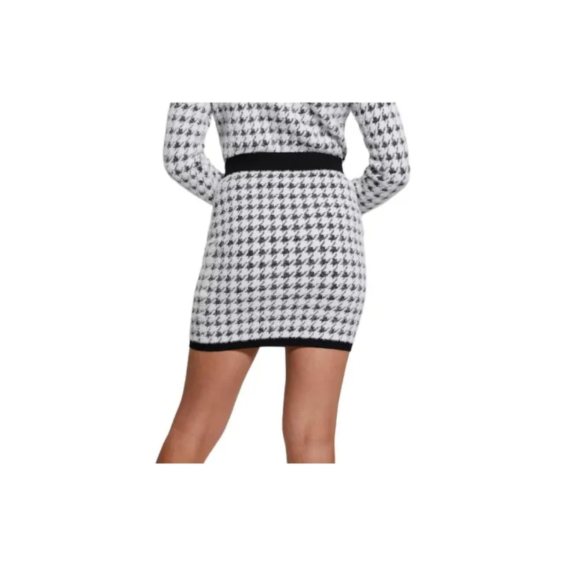 GUESS FW23 Casual Short Skirts Women's White-1