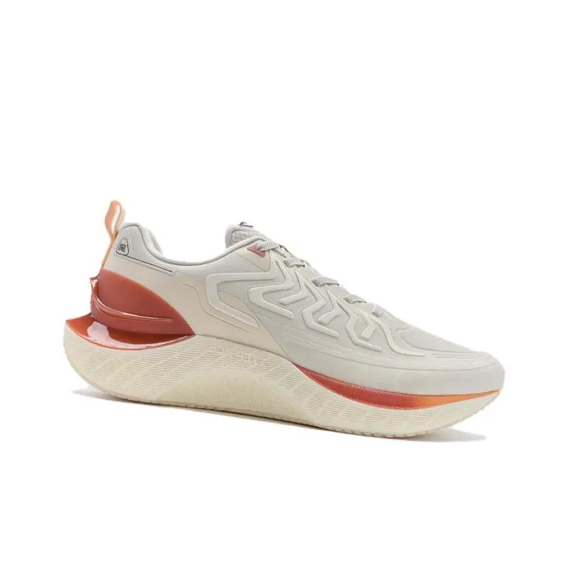 XTEP Wind And Fire 27 Generations Cushioning Wear-Resistant Low-Top Running Shoes Men's Milk Tea White-1
