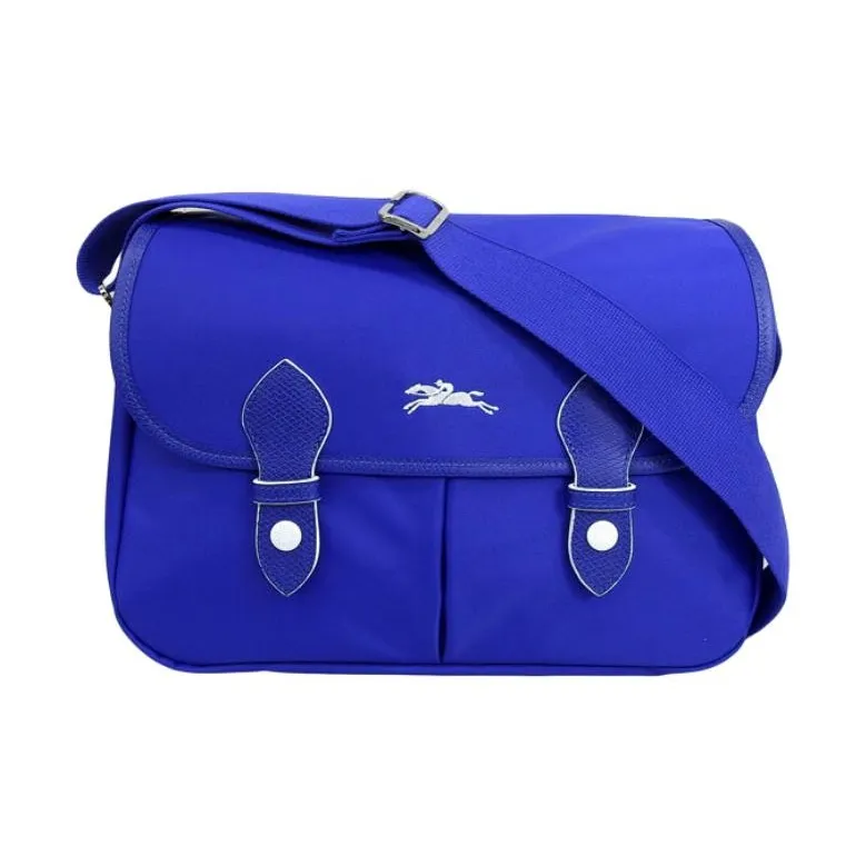 LONGCHAMP Nylon Messenger Bag Crossbody Bag Shoulder Bag Unisex Blue-0