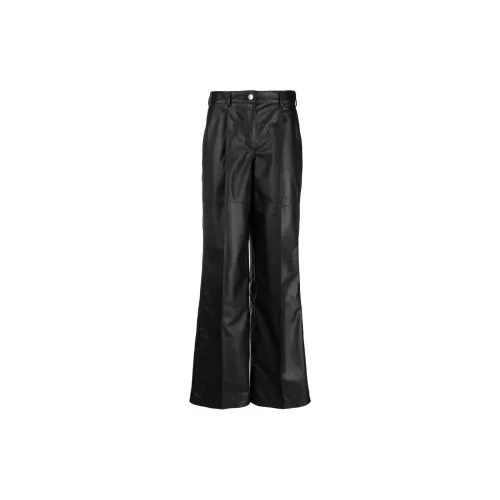 MANOKHI High-waisted Leather Pants