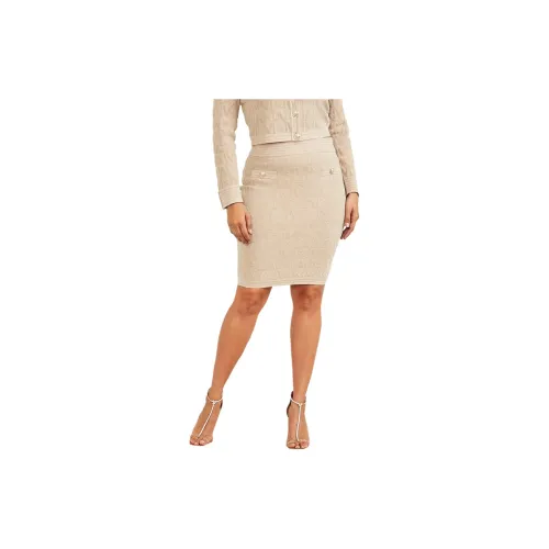 GUESS Casual Short Skirts Women's Beige