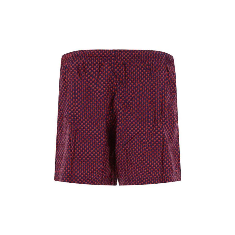 Alexander McQueen Spotted Skull Printed Swim Shorts-1