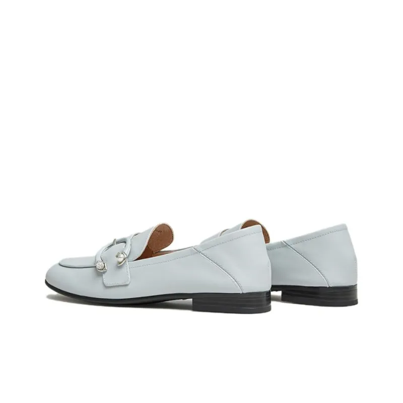 TATA Loafers Women's Solid Color-2