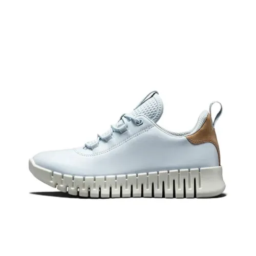 Ecco Low Top Casual Shoes Women's Sky Blue